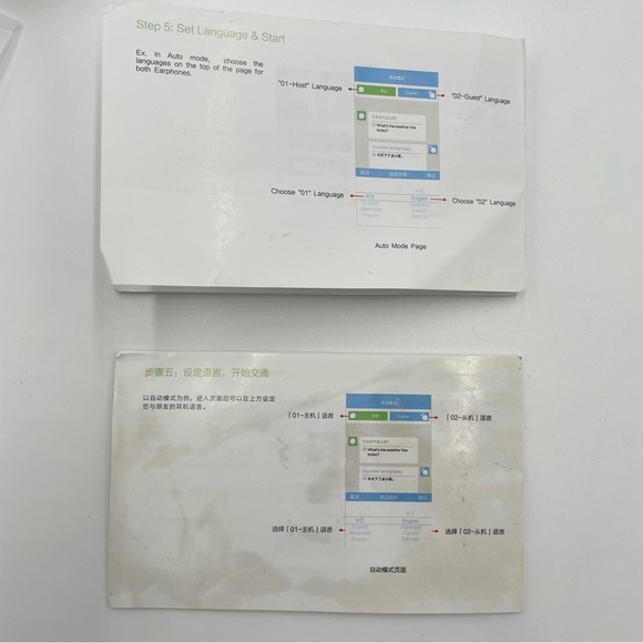 WT2 Plus Translator Apple IOS Android Earpiece Bluetooth Android IOS - Picture 13 of 16